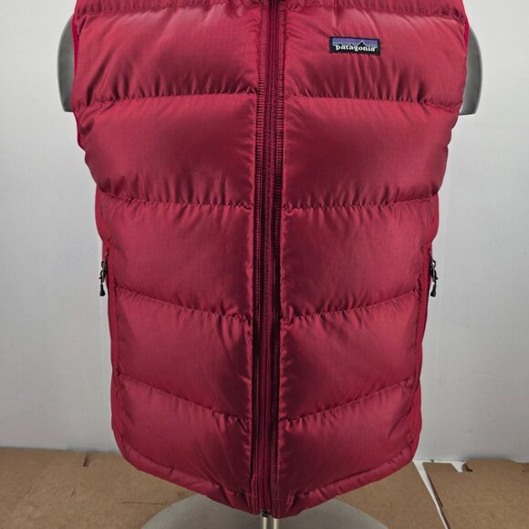 Patagonia Men’s Down Sweater Vest Size Medium 84631 Red - Picture 12 of 13